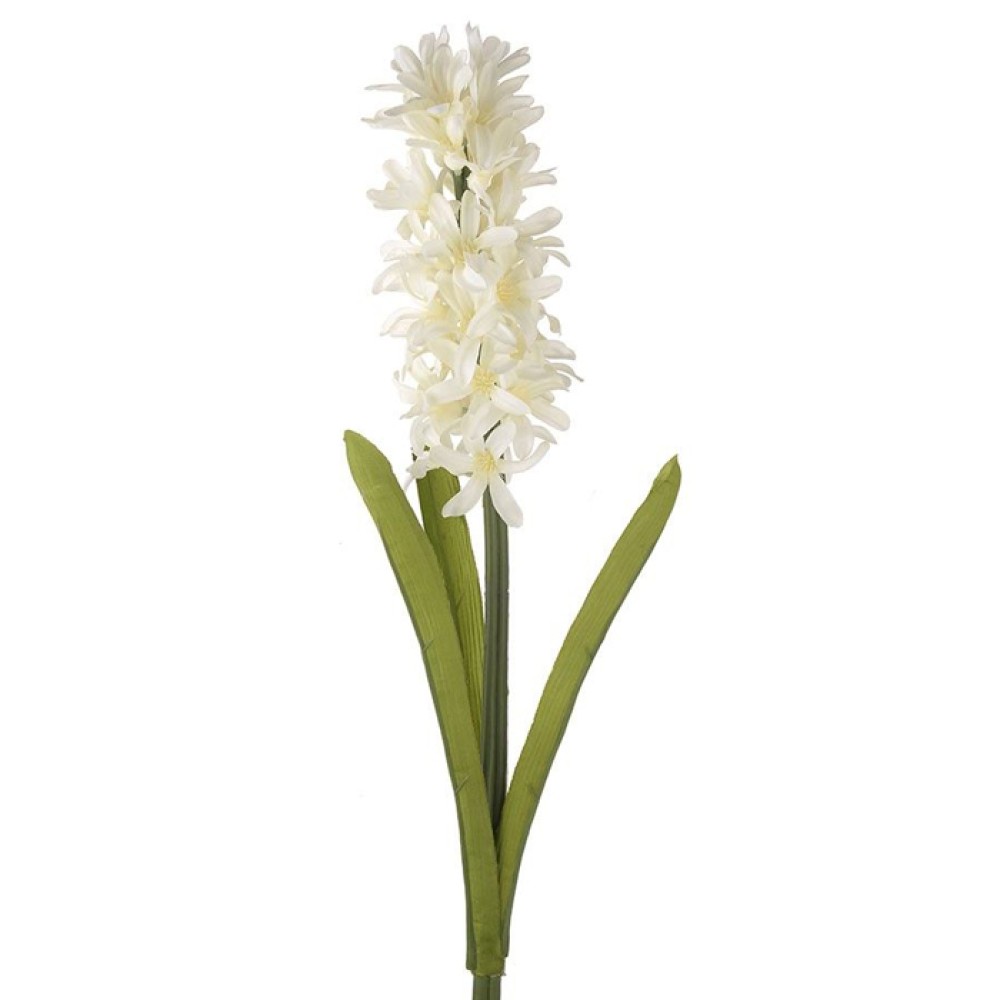 Artificial Hyacinth Plants Cream Artificial Flowers